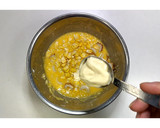 コーンとちくわのチーズお焼き★動画あり★作り方13写真