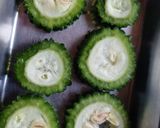 ワタと種は捨てない2️⃣ゴーヤのチーズ素焼き作り方1写真