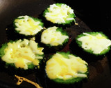 ワタと種は捨てない②ゴーヤのチーズ素焼き作り方3写真