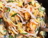 【即席】なんちゃってカニ玉丼作り方4写真