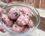 ふんわりヘルシー＊大葉えのきバーグ作り方3写真