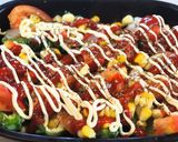 ゴーヤに骨なし鱈とトマトを乗せて焼く作り方4写真