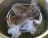 パッククッキングでバナナココア蒸しパン作り方4写真