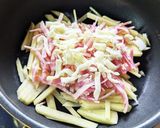 ベーコンチーズのバターじゃがいも焼き作り方3写真
