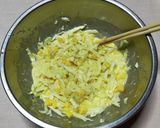 コーンとチーズのお好み焼き作り方4写真