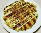 コーンとチーズのお好み焼き作り方7写真