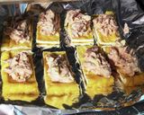 ツナチーズマヨネーズのふわふわ油揚げ焼き作り方4写真