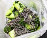 大量消費！大葉ときゅうりの塩昆布和え作り方4写真