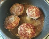 たくわんの和風ハンバーグ作り方15写真
