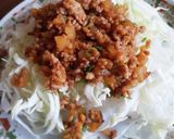 沢庵入り☆挽肉の甘辛納豆そぼろ作り方6写真
