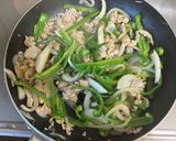 豚肉と野菜のナポリタン炒め作り方6写真