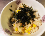 簡単！塩分控えめ　とうもろこしごはん作り方3写真