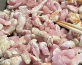 激安♡鶏胸肉の青椒肉絲風作り方3写真