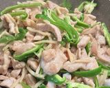 激安♡鶏胸肉の青椒肉絲風作り方7写真