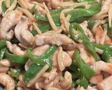 激安♡鶏胸肉の青椒肉絲風作り方8写真