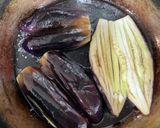 こってりトロトロ♪なすの梅シソ蒲焼き丼作り方3写真