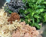 ツナと切り干し大根とケールと塩昆布あえ作り方3写真