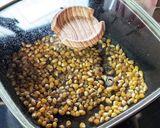 焼そばの粉活用♡ソースバターポップコーン作り方2写真