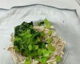 簡単小松菜えのき醤油和え作り方3写真