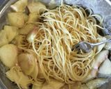 桃と生ハムの冷製スパゲティ作り方14写真