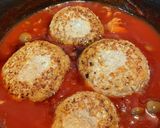 トマト煮込豆腐ハンバーグ作り方10写真