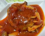 トマト煮込豆腐ハンバーグ作り方11写真