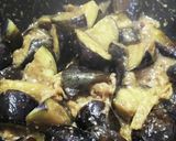 簡単！無限茄子味噌お店の味、油揚げ入り作り方3写真