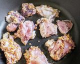 鶏肉のゆかり柿ピー唐揚げ作り方5写真