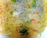 夏にあっさり紅生姜入りペペロンチーノ作り方3写真
