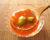 シュクメルリ餅のガスパチョ風冷雑煮作り方10写真
