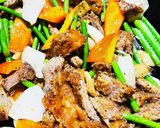 中華 牛肉の黒胡椒炒め 黒椒牛肉作り方7写真