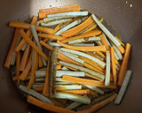 簡単節約レシピ★きんぴら風焼きうどん作り方3写真