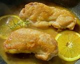 簡単！ジューシー！鶏肉のオレンジソース作り方2写真