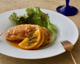 簡単！ジューシー！鶏肉のオレンジソース作り方3写真