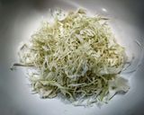 超簡単!キャベツと豆腐のタルタルそうめん作り方1写真