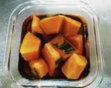 レンジで失敗しないカボチャ煮物作り方2写真