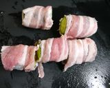 簡単！きゅうり肉巻き　味噌風味作り方2写真