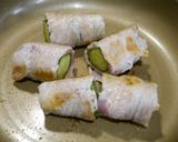 簡単！きゅうり肉巻き　味噌風味作り方3写真