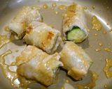 簡単！きゅうり肉巻き　味噌風味作り方4写真