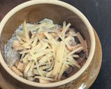 【レンジ料理】余った容器であさりの釜飯作り方4写真