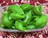 豚もつの上湯バジル炒め作り方1写真