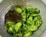 きゅうりともずくの酢の物作り方4写真