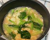 【簡単副菜】小松菜と豆腐の卵とじ作り方4写真