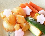 玉ねぎとズッキーニ、にんじんの味噌漬け♪作り方4写真