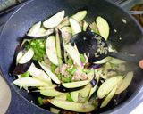 〈くらし薬膳〉ナスの肉味噌炒め作り方4写真