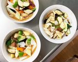 簡単コク旨梅レモン味ツナ根菜茄子野菜炒め作り方14写真