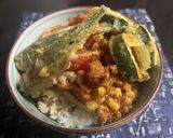 夏野菜天丼作り方7写真