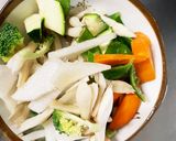 お一人様野菜たっぷりコク旨キムチ親子丼風作り方8写真