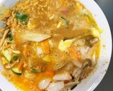 お一人様野菜たっぷりコク旨キムチ親子丼風作り方17写真