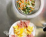 お一人様☆市販の冷やし中華フルーツパスタ作り方1写真